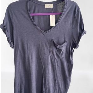 Anthropology t.la charcoal T shirt. Size M. New with tags